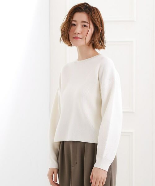 grove / グローブ ニット・セーター | もちもち畦編みクルーネックニット | 詳細2
