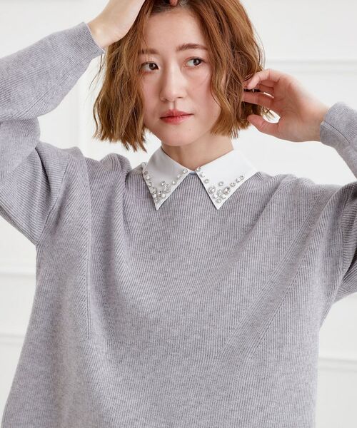 grove / グローブ ニット・セーター | もちもち畦編みクルーネックニット | 詳細5