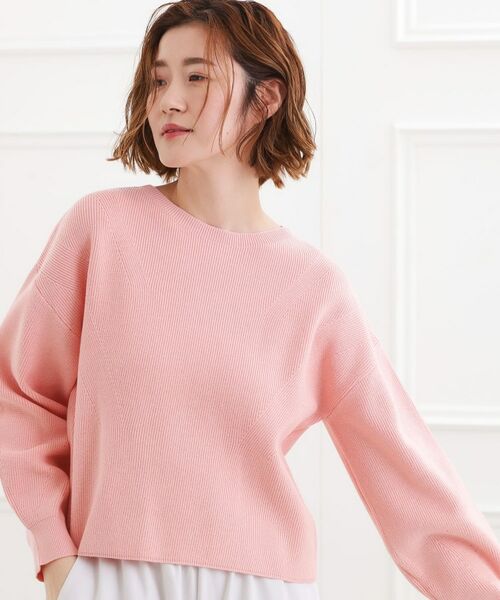 grove / グローブ ニット・セーター | もちもち畦編みクルーネックニット | 詳細9