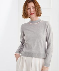 grove / グローブ ニット・セーター | バイカラーハイネックニット