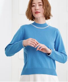 grove / グローブ ニット・セーター | バイカラーハイネックニット