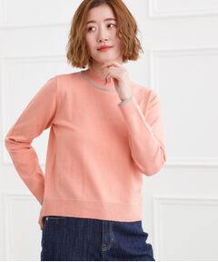 grove / グローブ ニット・セーター | バイカラーハイネックニット