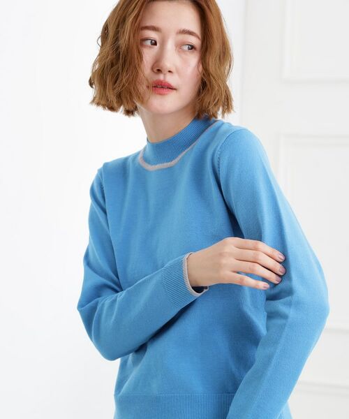 grove / グローブ ニット・セーター | バイカラーハイネックニット | 詳細13