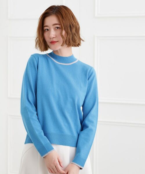 grove / グローブ ニット・セーター | バイカラーハイネックニット | 詳細14