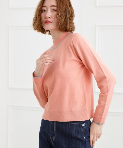 grove / グローブ ニット・セーター | バイカラーハイネックニット | 詳細17