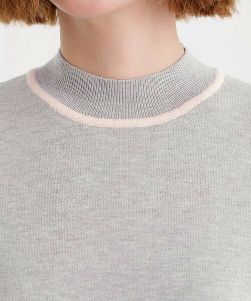 grove / グローブ ニット・セーター | バイカラーハイネックニット | 詳細24