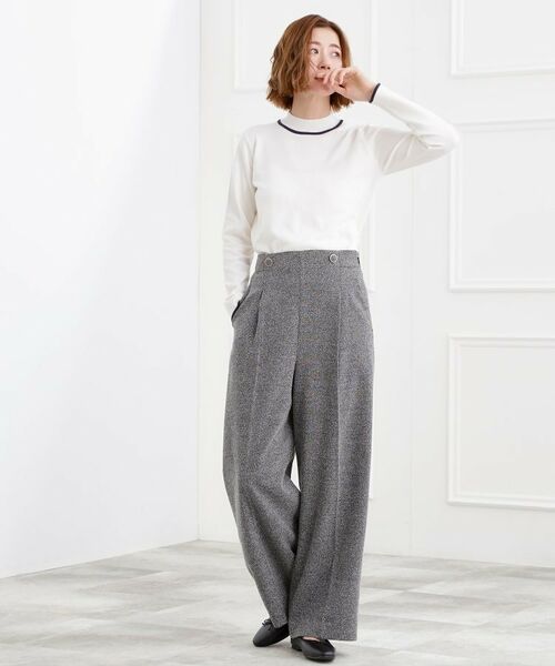 grove / グローブ ニット・セーター | バイカラーハイネックニット | 詳細3