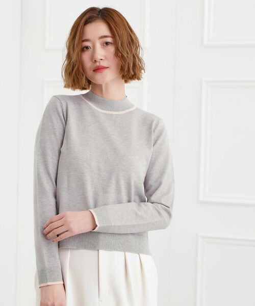 grove / グローブ ニット・セーター | バイカラーハイネックニット | 詳細6