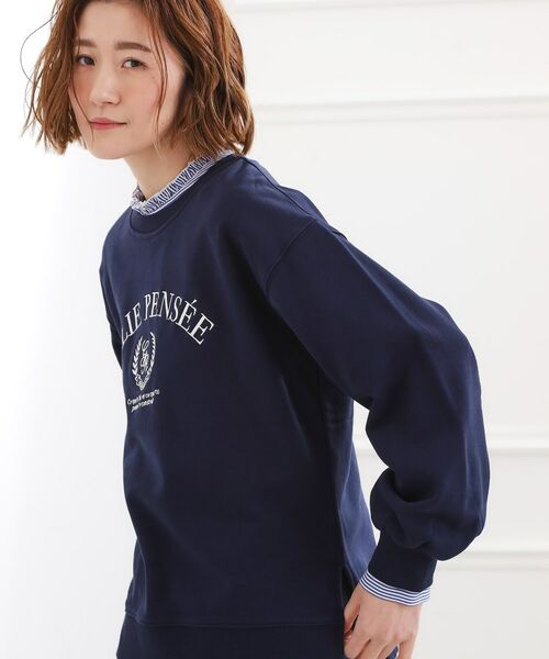 grove / グローブ スウェット | 刺繍ロゴ裏毛スウェットプルオーバー | 詳細10