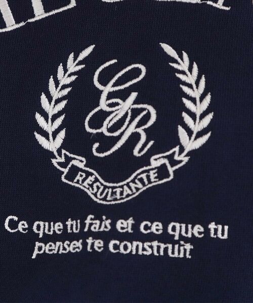 grove / グローブ スウェット | 刺繍ロゴ裏毛スウェットプルオーバー | 詳細12