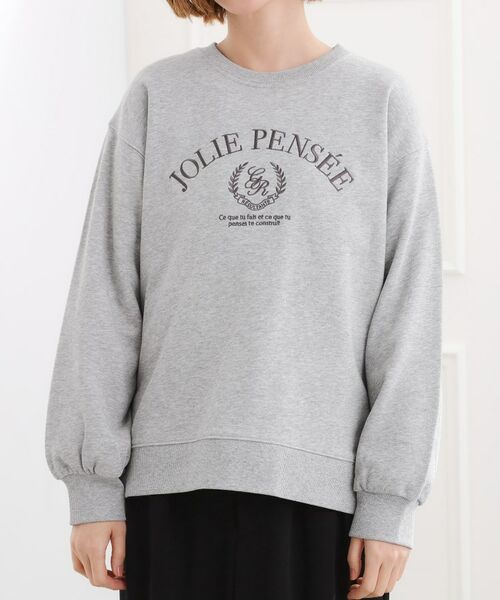 grove / グローブ スウェット | 刺繍ロゴ裏毛スウェットプルオーバー | 詳細13