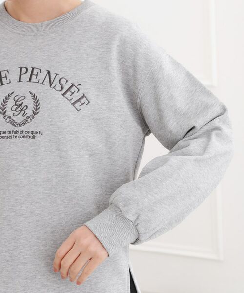 grove / グローブ スウェット | 刺繍ロゴ裏毛スウェットプルオーバー | 詳細17
