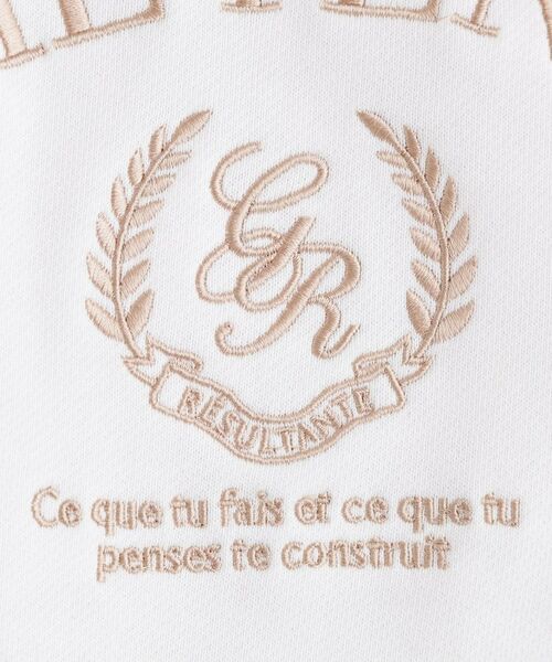 grove / グローブ スウェット | 刺繍ロゴ裏毛スウェットプルオーバー | 詳細4