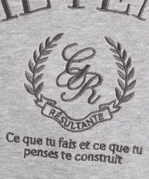 grove / グローブ スウェット | 刺繍ロゴ裏毛スウェットプルオーバー | 詳細8