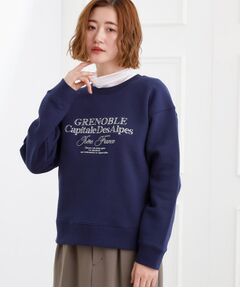 grove / グローブ スウェット | プレッピーロゴ裏起毛スウェット