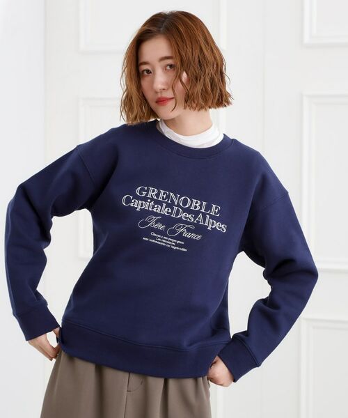 grove / グローブ スウェット | プレッピーロゴ裏起毛スウェット | 詳細10