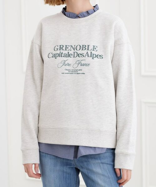 grove / グローブ スウェット | プレッピーロゴ裏起毛スウェット | 詳細13