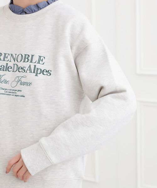 grove / グローブ スウェット | プレッピーロゴ裏起毛スウェット | 詳細17