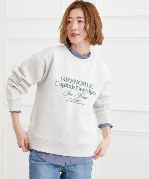 grove / グローブ スウェット | プレッピーロゴ裏起毛スウェット | 詳細2