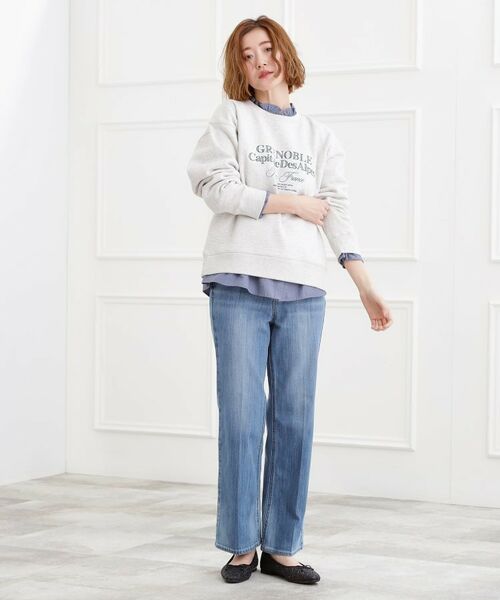 grove / グローブ スウェット | プレッピーロゴ裏起毛スウェット | 詳細3