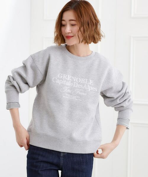 grove / グローブ スウェット | プレッピーロゴ裏起毛スウェット | 詳細6