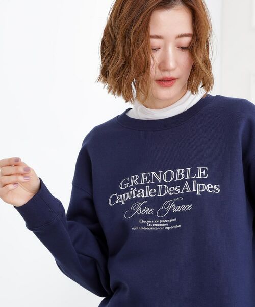 grove / グローブ スウェット | プレッピーロゴ裏起毛スウェット | 詳細9