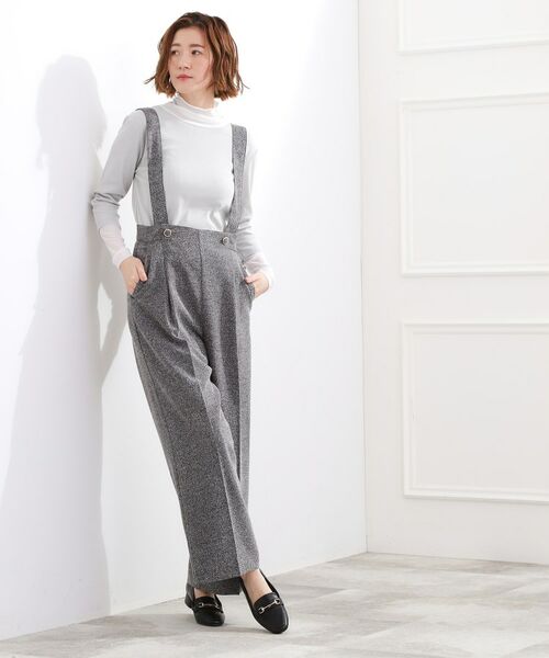 grove / グローブ カットソー | シアー切替ハイネックプルオーバー | 詳細7