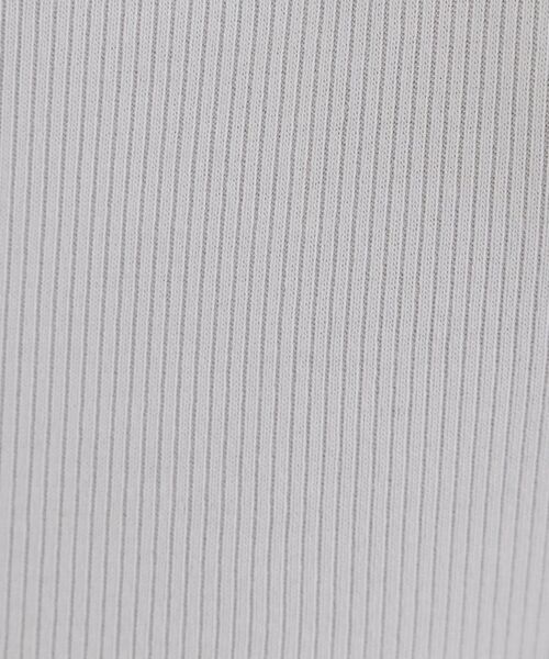 grove / グローブ カットソー | シアー切替ハイネックプルオーバー | 詳細8