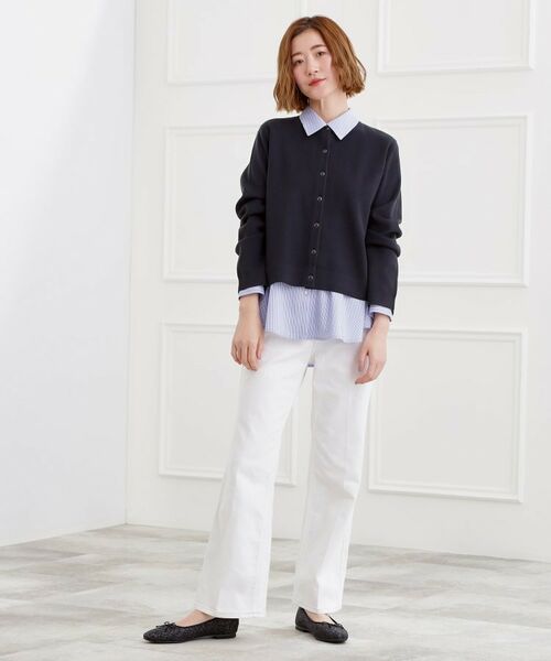 grove / グローブ カーディガン・ボレロ | 【洗える】毛玉軽減クルーネックカーディガン | 詳細11