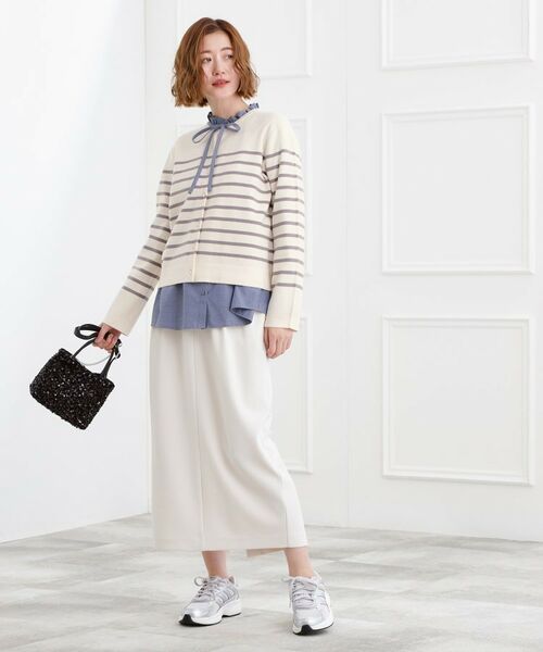 grove / グローブ カーディガン・ボレロ | 【洗える】毛玉軽減クルーネックカーディガン | 詳細15