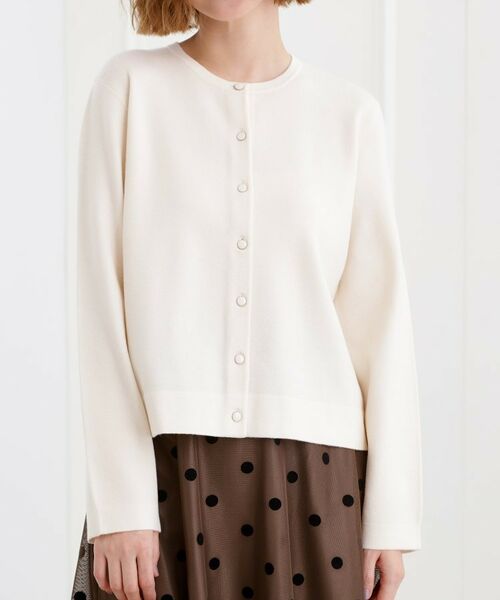 grove / グローブ カーディガン・ボレロ | 【洗える】毛玉軽減クルーネックカーディガン | 詳細17