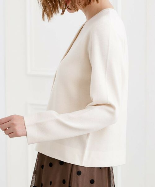grove / グローブ カーディガン・ボレロ | 【洗える】毛玉軽減クルーネックカーディガン | 詳細18