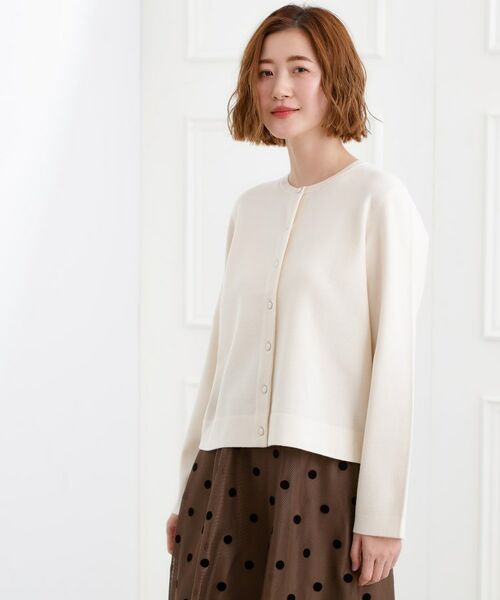grove / グローブ カーディガン・ボレロ | 【洗える】毛玉軽減クルーネックカーディガン | 詳細2