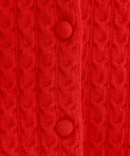 grove / グローブ カーディガン・ボレロ | ミニケーブルクルーネックカーディガン | 詳細12