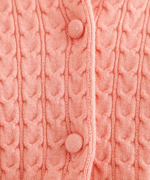 grove / グローブ カーディガン・ボレロ | ミニケーブルクルーネックカーディガン | 詳細20