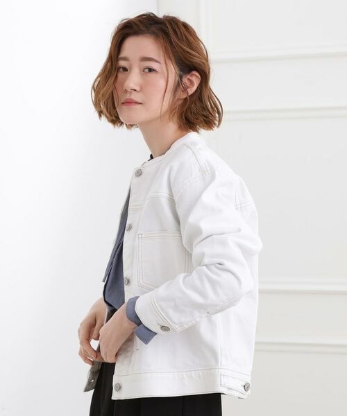 grove / グローブ Gジャン・デニムジャケット | ライトオンスストレッチデニムジャケット | 詳細1