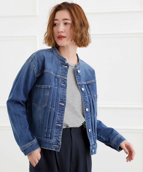 grove / グローブ Gジャン・デニムジャケット | ライトオンスストレッチデニムジャケット | 詳細9