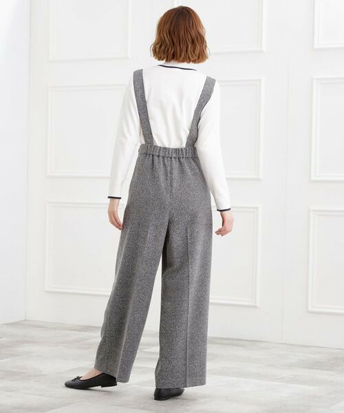 grove / グローブ パンツ | ショルダーストラップツイードパンツ | 詳細10