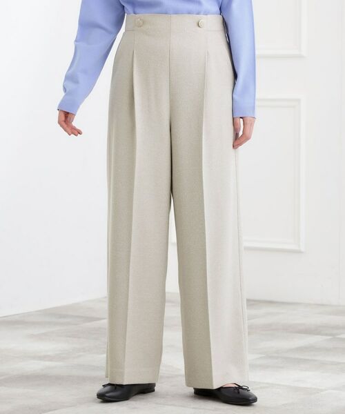 grove / グローブ パンツ | ショルダーストラップツイードパンツ | 詳細19