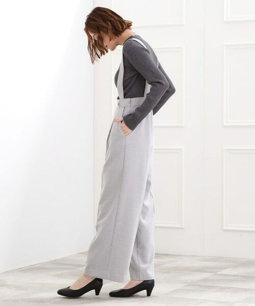 grove / グローブ パンツ | ショルダーストラップツイードパンツ | 詳細2