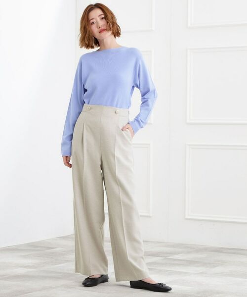 grove / グローブ パンツ | ショルダーストラップツイードパンツ | 詳細20