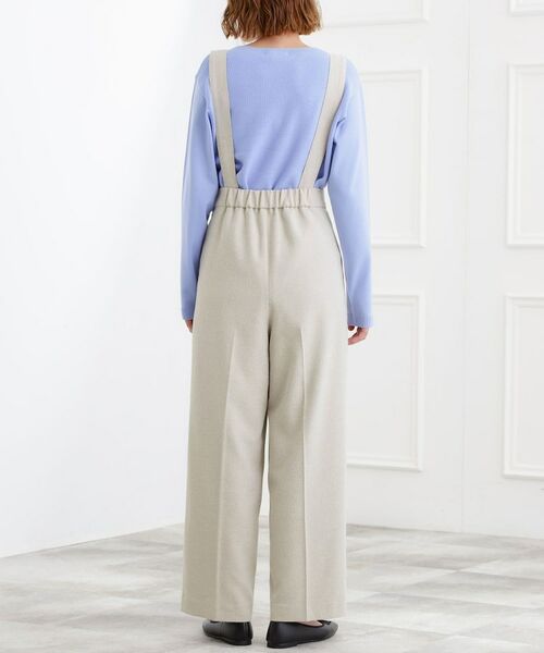 grove / グローブ パンツ | ショルダーストラップツイードパンツ | 詳細24