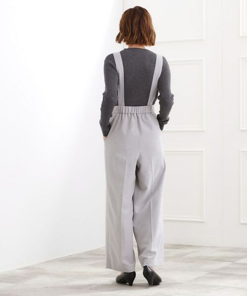 grove / グローブ パンツ | ショルダーストラップツイードパンツ | 詳細3