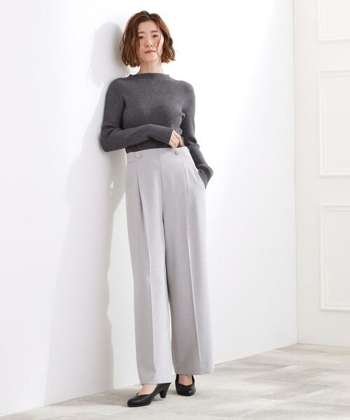 grove / グローブ パンツ | ショルダーストラップツイードパンツ | 詳細5