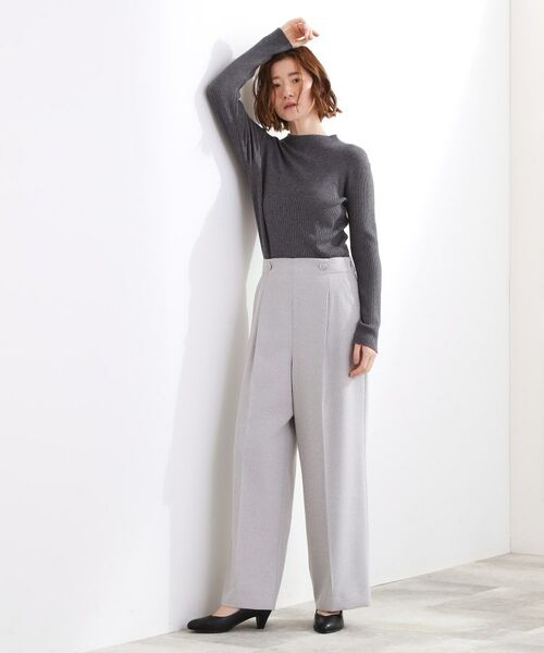 grove / グローブ パンツ | ショルダーストラップツイードパンツ | 詳細6