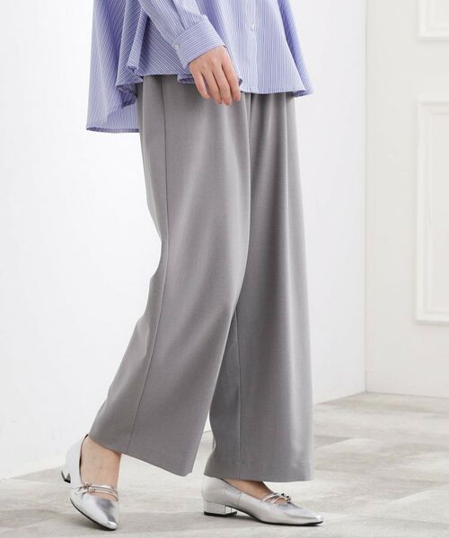 grove / グローブ パンツ | ウエストシャーリング ワイドパンツ | 詳細1
