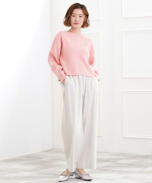 grove / グローブ パンツ | ウエストシャーリング ワイドパンツ | 詳細10