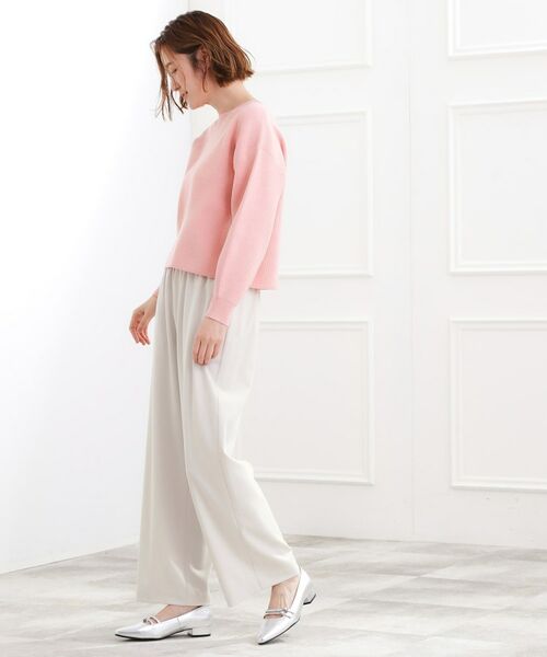grove / グローブ パンツ | ウエストシャーリング ワイドパンツ | 詳細11