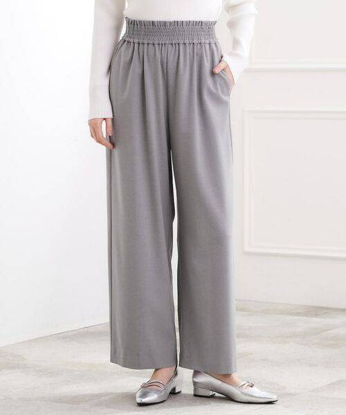grove / グローブ パンツ | ウエストシャーリング ワイドパンツ | 詳細13