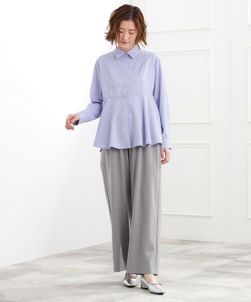 grove / グローブ パンツ | ウエストシャーリング ワイドパンツ | 詳細2